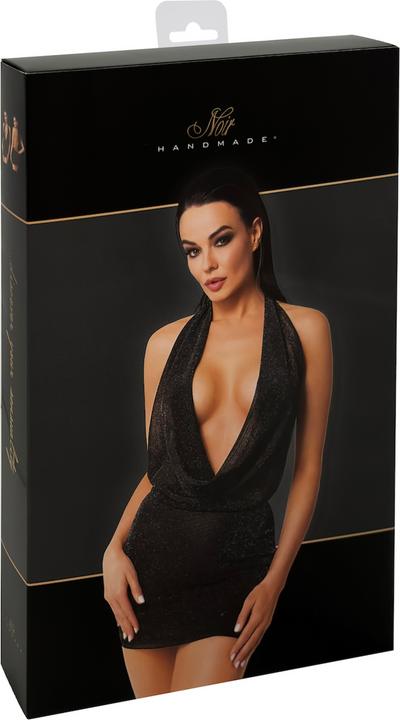 Actual product image Noir Handmade Mini dress in black (XL)