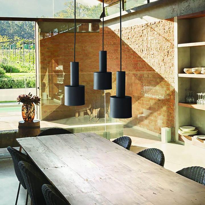 Image du produit Ideal lux HOLLY Suspension E27 ⌀120mm dimmable noir 231563 (E27)