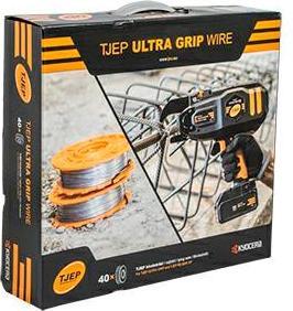 Actual product image TJEP Binding wire 40 rolls Ultra Grip, galvanised, 0.8mm x 100m