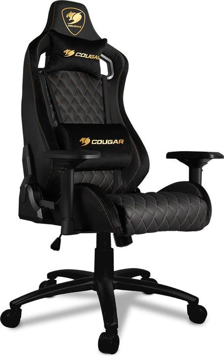 Actual product image Cougar Armor S Black 3MASBNXB.0001 Gaming chair ARMOR S Black/ Adjustable Design/Black/Black