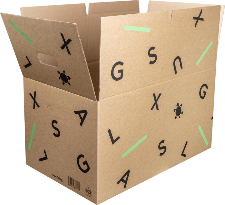 Produktbild Galaxus Umzugskarton (10er Set) (56 x 35 x 30 cm, 60 l)