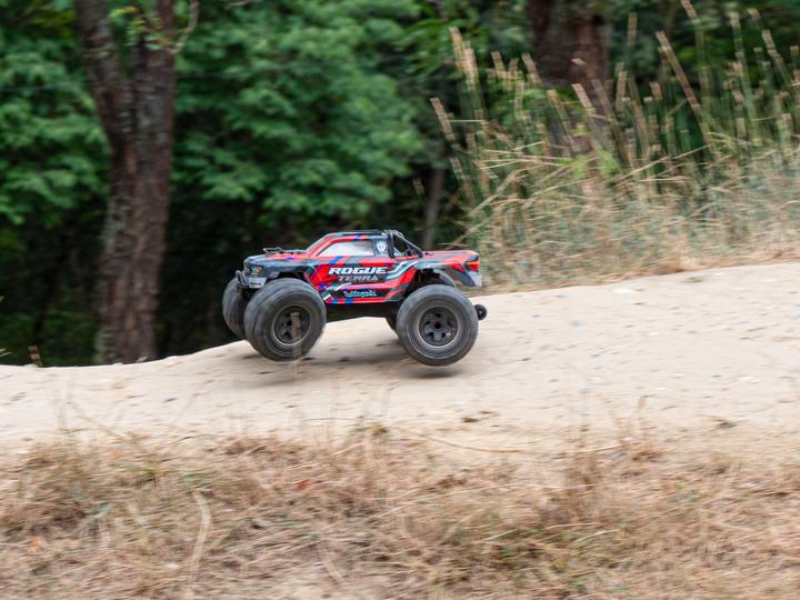 Actual product image Hobbytech Monster Truck Rogue Terra Brushless Red, RTR, 1:10 (RTR Ready-to-Run)