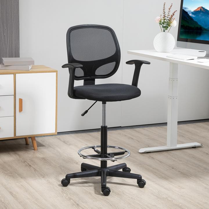 Image du produit Vinsetto Chaise de bureau avec repose-pieds