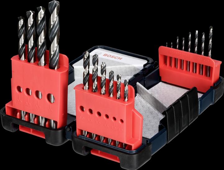 Produktbild Bosch Professional Zubehör HSS-Spiralbohrer-Set, PointTeQ, 18-tlg., ToughBox, 1–10 mm (1 mm, 1.5 mm, 3.5 mm, 4 mm, 4.5 mm, 7 mm, 8 mm, 9 mm, 2 mm, 2.5 mm, 3 mm, 10 mm, 5 mm, 5.5 mm, 6 mm)
