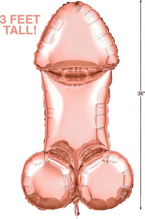 Produktbild Little Genie Productions Glitterati 3Ft Rose Gold Mylar Balloon