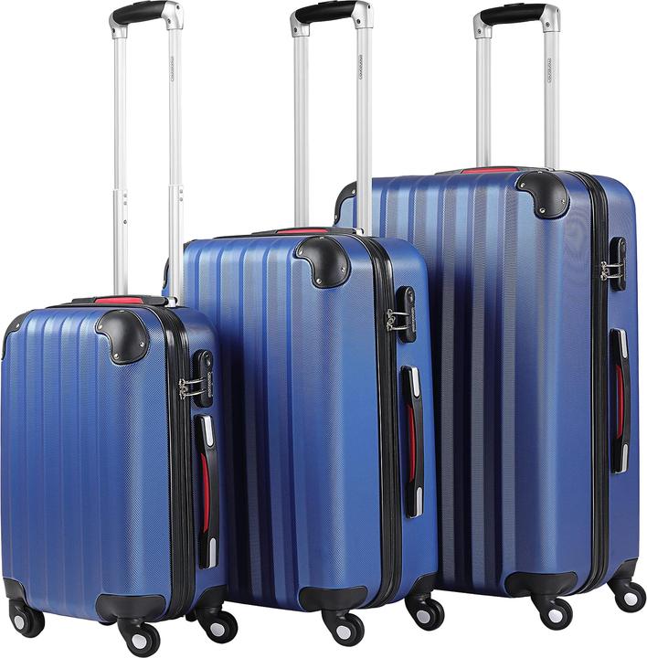 Monzana Kofferset (89 l, Handgepäck (bis 50l), M (50 - 90l), L (90 - 115l))