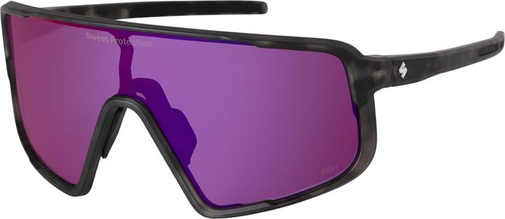 Actual product image Sweet Protection Memento RIG Reflect sports glasses (Matte Crystal Black Camo, Violet)