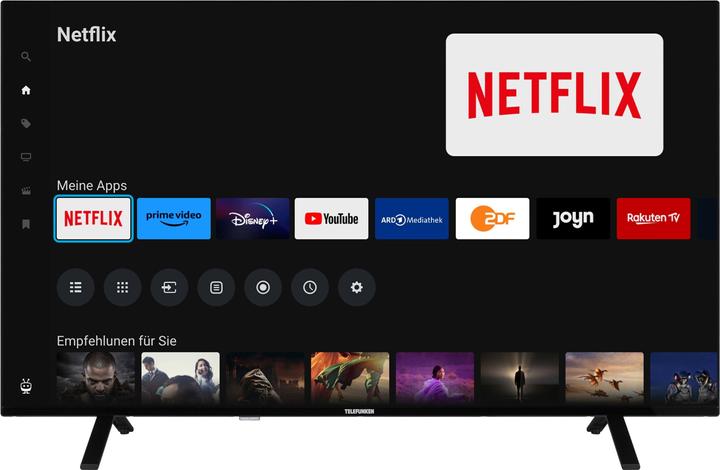 Image du produit Telefunken QU50TO750S (126 cm (50 pouces), noir, UltraHD/4K, triple tuner, SmartTV, système d'exploitation (50", QLED, 4K, 2024)