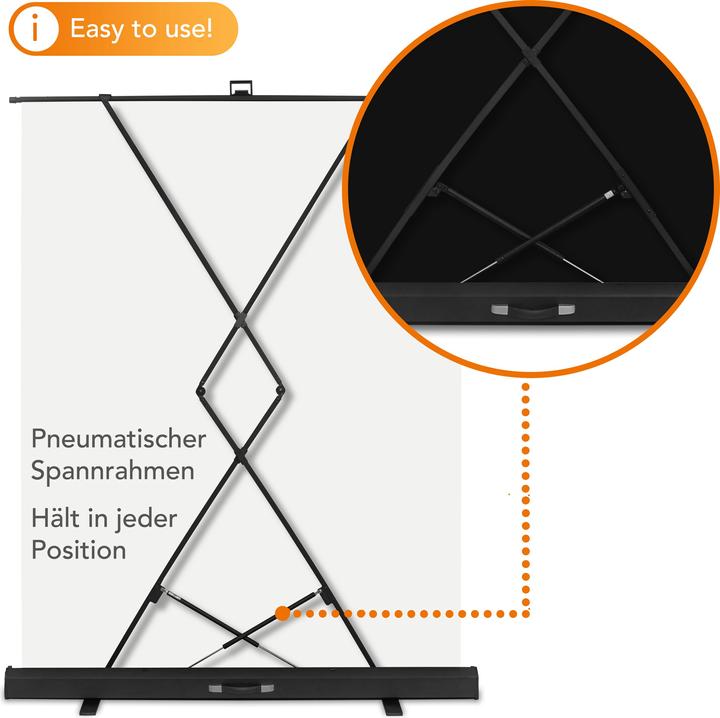 Produktbild Walimex pro Roll-up Panel Hintergrund weiss 165x220 (176.50 cm, 15 cm)