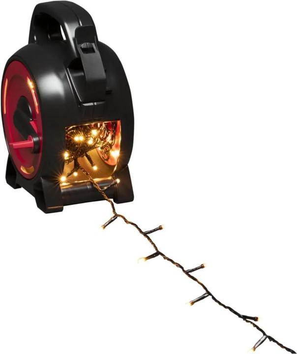 Actual product image Konstsmide LED light chain with cable reel (37.93 m)