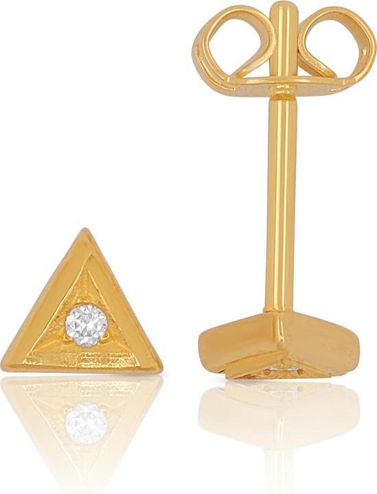 Muau Ohrstecker (750/18K Gelbgold)