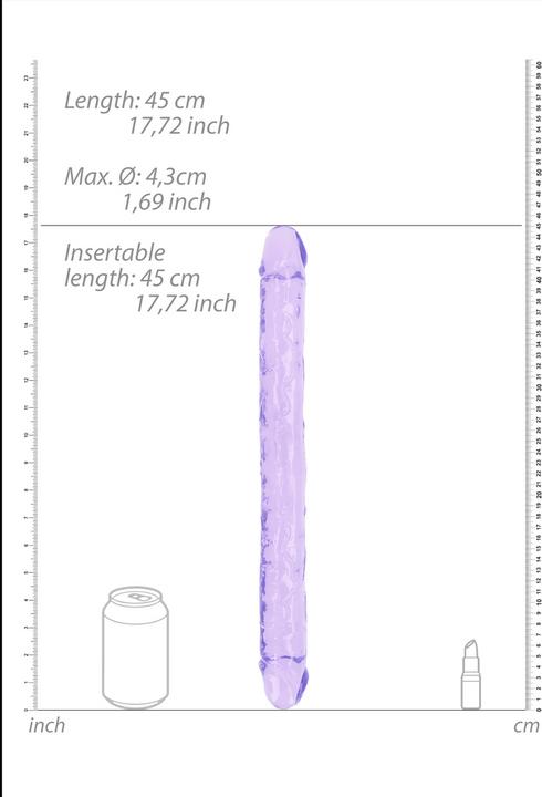 Image du produit RealRock Realistic Double Dong - 18" / 45 cm