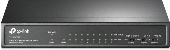 Actual product image TP-Link TL-SF1009P (9 Ports)