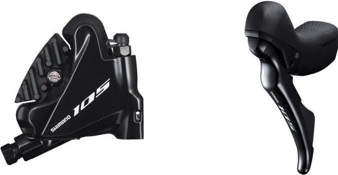 Immagine prodotto Shimano 105 R7020/R7070 freno a disco ruota anteriore sinistra (Freno anteriore, Set freni, 2)