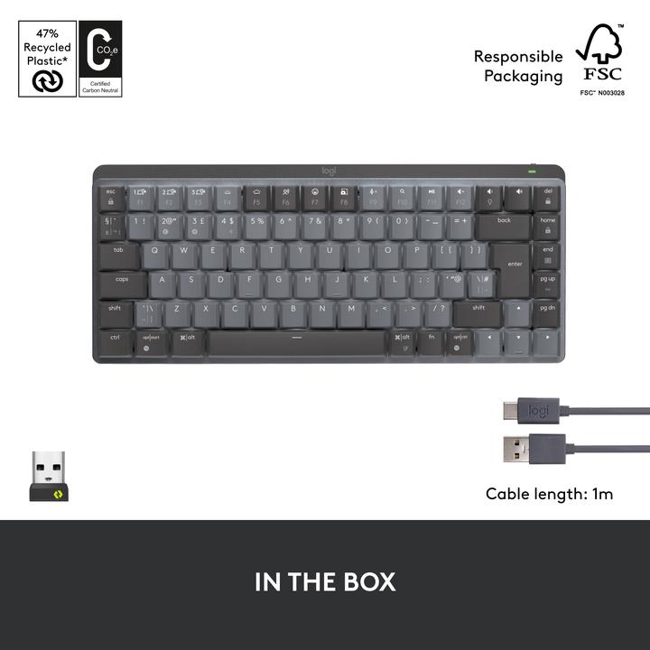 Produktbild Logitech MX Mechanical Mini (CH, Kabellos)