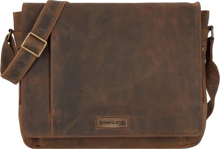 Image du produit Greenland Nature Montenegro Messenger Cuir 40 cm Compartiment pour ordinateur portable