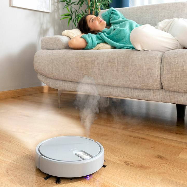 Image du produit InnovaGoods Aspirateur robot multifonctionnel et rechargeable (Robot d'aspiration et de nettoyage)