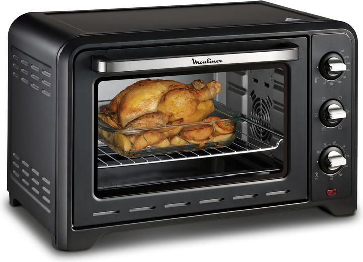 Produktbild Moulinex OX4648 Optimo Elektrobackofen mit einem Fassungsvermögen von 33 L, Leistung 1600 W 28x31x36cm
