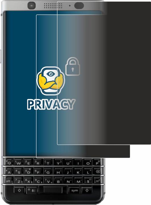 Actual product image BROTECT Anti-spy privacy film Blue light protection film (2 Piece, KEYone)