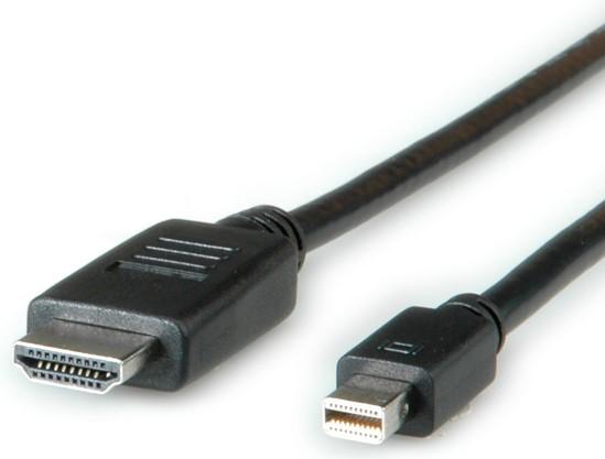 Produktbild Roline Mini DisplayPort — HDMI (Typ A) (2 m, DisplayPort, HDMI)