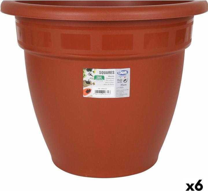 Immagine prodotto DemoPectol Blumentopf Dem Squares kreisförmig Braun 35 x 35 x 28,5 cm (6 Stück) (35 cm)