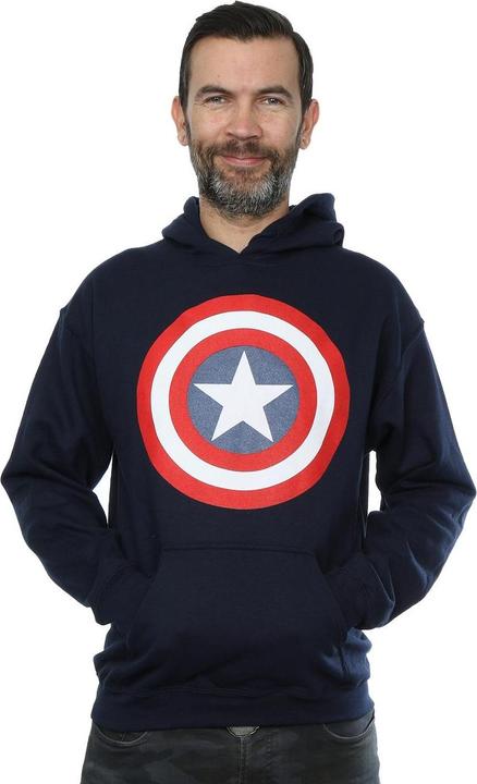 Actual product image Mens Captain America Shield Hoodie (3XL)