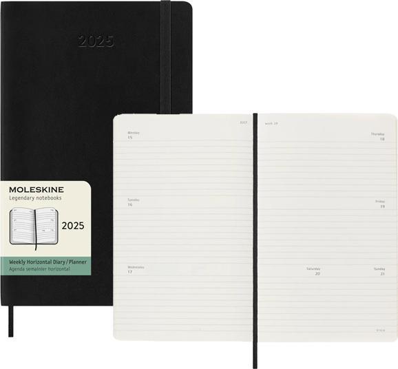 Actual product image Moleskine Weekly calendar (A5, English)