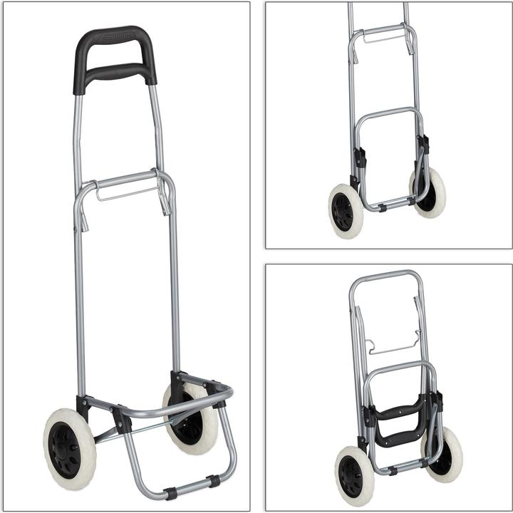 Immagine prodotto Relaxdays Carrello portaspesa, pieghevole