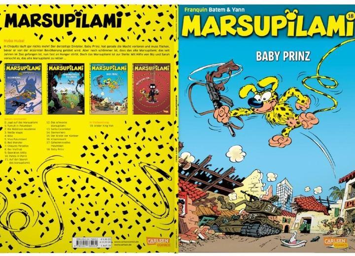 Actual product image Marsupilami 18: Baby Prinz (German, Yann, André Franquin, 2020)