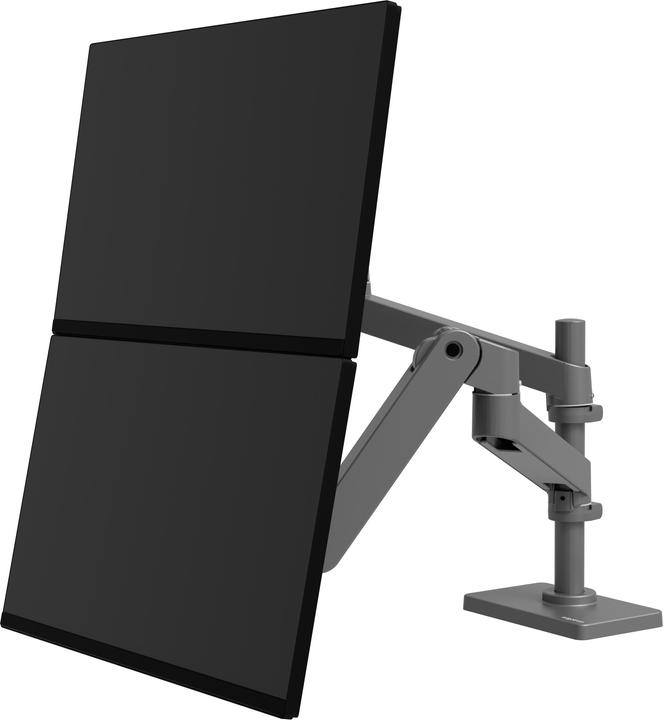 Produktbild Ergotron LX PRO ARM DUAL DISPLAY STACKING darkgrey (Tisch, 27.01")