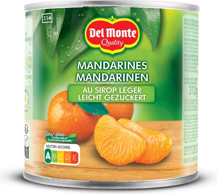 Del Monte Mandarinen leicht gezuckert 175 g (312 g)