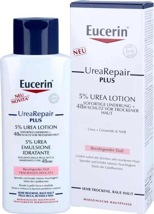 Produktbild Eucerin UreaRepair PLUS Lotion 5 % mit beruhigendem Duft (Körperlotion, 250 ml)