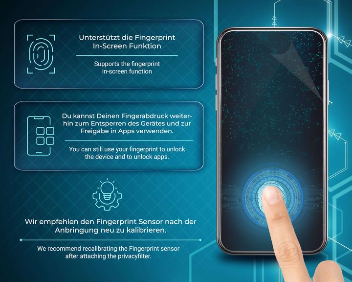 Produktbild Dipos Privacy Sichtschutzfolie Full Cover (1 Stück, Oppo Reno12)