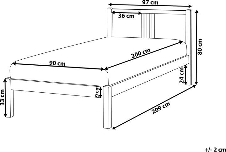 Produktbild Beliani Vannes (90 x 200 cm)