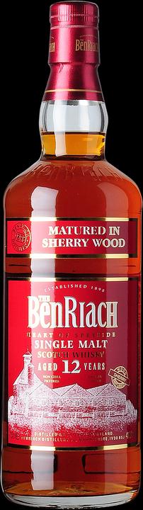 Actual product image BenRiach 12 years sherry matured (Single Malt, 1 x 70 cl)