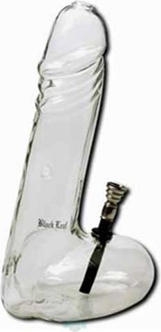 Black Leaf Bang en verre Dödel