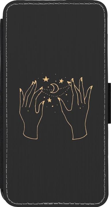 Immagine prodotto PhoneLook Cover Portafoglio nero Grigio mani magiche (Apple iPhone 14 Pro)