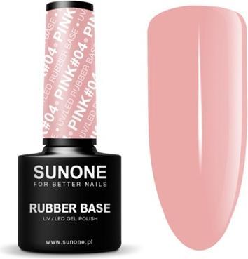 Sunne Sunone Uv Led Gel Polish Farbe Rubber Base Hybrid Nagellack Pink 04 5ml (Pink 04, UV-Gel Lack)
