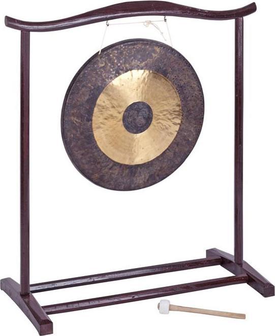 Image du produit Betzold Musik Gong chinois avec trépied en bois (Clochette)