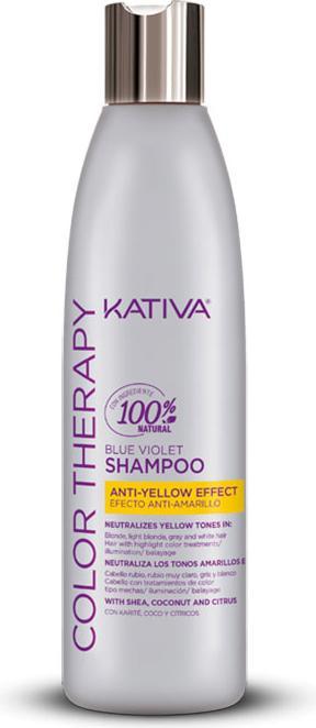 Produktbild Kativa BLUE VIOLET anti-yellow effect shampoo 250 ml (250 ml, Flüssiges Shampoo)