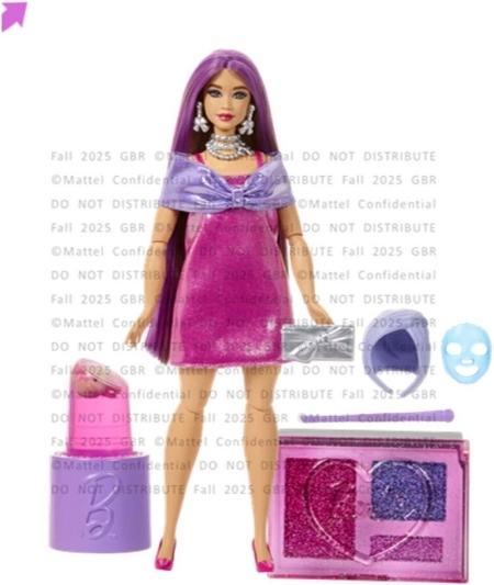 Immagine prodotto Barbie Party Unboxed Glam Party Series - Pink Curvy Doll