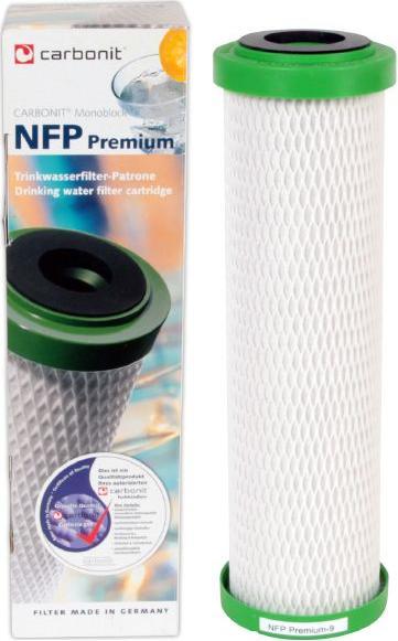 Carbonit NFP Premium Monoblock Water Filter Cartridge incl. Drinking Bottle