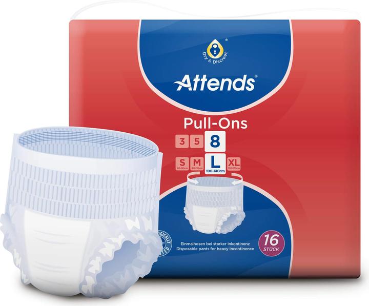 Actual product image Attends Pull Ons 8 Pant L (16 x, Large)