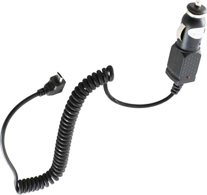 Actual product image AccuCell Micro USB charging cable 12 Volt with angled plug