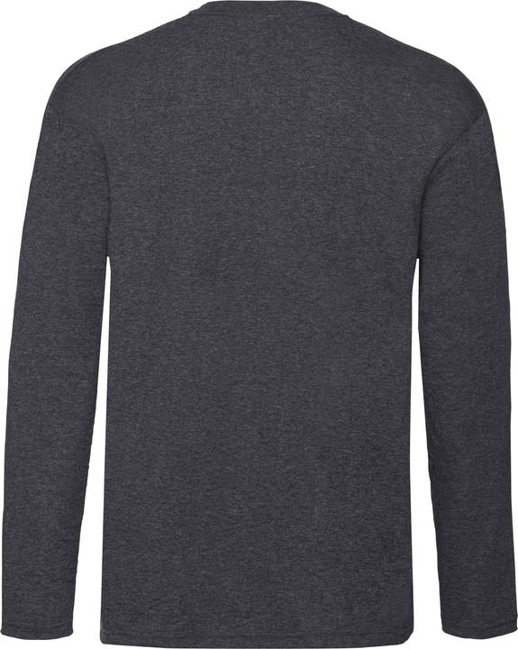 Actual product image Fruit of the Loom Mens Valueweight Heather Long-Sleeved T-Shirt (XXL)
