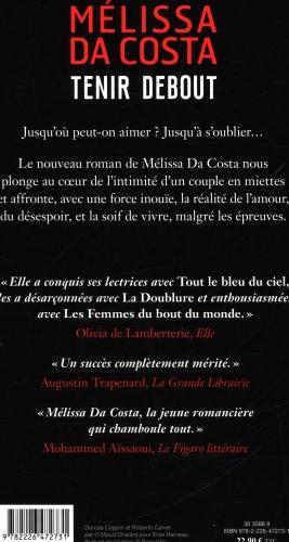 Produktbild Albin Michel Tenir debout (Französisch, Mélissa Da Costa, 2024)