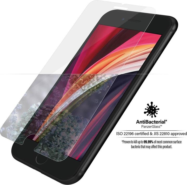 Actual product image PanzerGlass standard fit (1 Piece, Apple iPhone 6, Apple iPhone 6s, Apple iPhone 7, Apple iPhone 8, Apple iPhone SE (2nd Gen), Apple iPhone SE (3rd Gen))