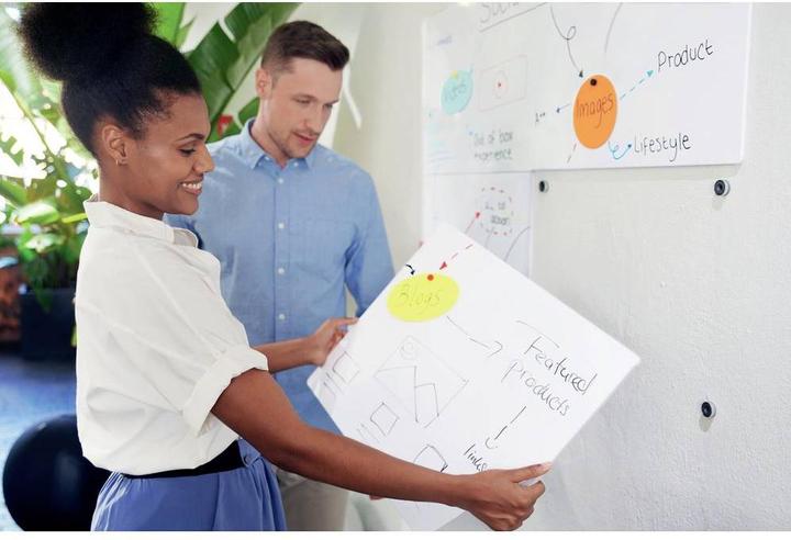 Produktbild Nobo Whiteboard Rahmenlos (45 x 45 cm)