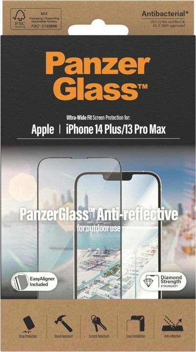 Actual product image PanzerGlass Ultra Wide Fit (1 Piece, Apple iPhone 13 Pro Max, Apple iPhone 14 Plus)