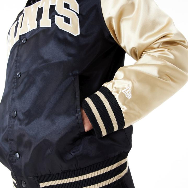 Produktbild New Era Varsity Satin Bomber Jacke - New Orleans Saints - L (L)